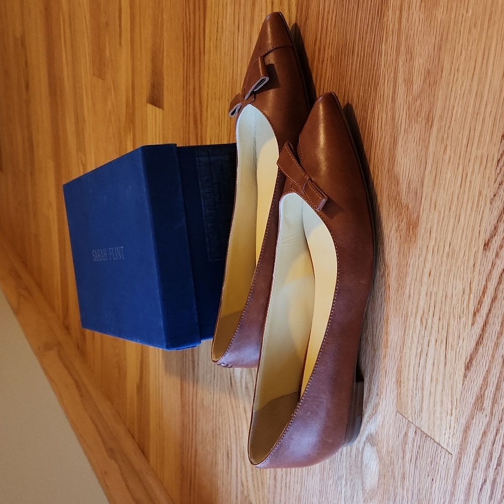 Sarah Flint Natalie in Saddle Vachetta, Size IT 40 or US 9, NEW!